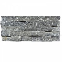 Плитка из "Мрамора" (черный) рваный камень