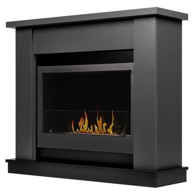 Каминокомплект: Биокамин Firelight BFP/P-2520, портал Canto 25 графит от производителя Firelight