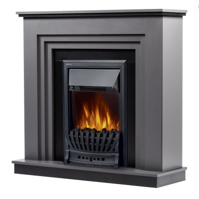 Каминокомплект: Очаг Electrolux Classic EFP/P-1020LS, портал Grado Classic графит, черный от производителя Electrolux