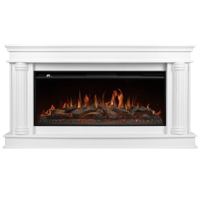Каминокомплект: Очаг Royal Thermo Aurora RTFP/P-AR40LS, портал Olympia 42/40/36, белый от производителя Royal Thermo