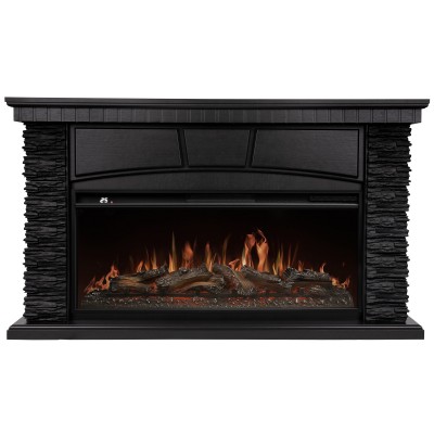 Каминокомплект: Очаг Royal Thermo Aurora RTFP/P-AR40LS, портал Porto 42/40/36 камень чер. шп. венге от производителя Royal Thermo