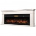 Каминокомплект: Очаг Royal Thermo Aurora RTFP/P-AR60LS, портал California 60 IV, молочный от производителя Royal Thermo
