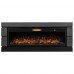 Каминокомплект: Очаг Royal Thermo Aurora RTFP/P-AR60LS, портал Moderno 60, графит от производителя Royal Thermo