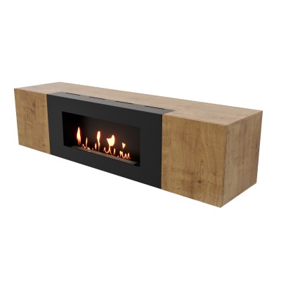 Тумба с биокамином Firelight BFP-P1600 дуб вотан от производителя Firelight