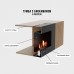 Тумба с биокамином Firelight BFP-P1600 дуб вотан от производителя Firelight