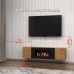 Тумба с биокамином Firelight BFP-P1600 дуб вотан от производителя Firelight