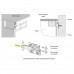 Тумба с биокамином Firelight BFP-P1700V графит от производителя Firelight