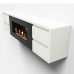 Тумба с биокамином Firelight BFP/P-1700 lux белая от производителя Firelight
