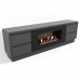 Тумба с биокамином Firelight BFP/P-1700 lux графит от производителя Firelight