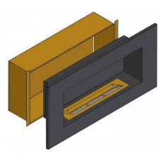 Теплоизоляционный корпус для встраивания в мебель для очага 600 мм (ZeFire)