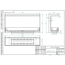 Биокамин Contour торцевой 900 (ESTETIC FLAME) Zefire