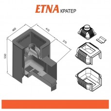 Печь ЭТНА КРАТЕР 14 (ДТ-3)