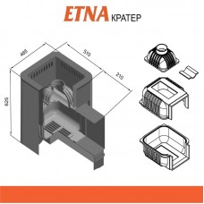 Печь ЭТНА КРАТЕР 18 (ДТ-4)