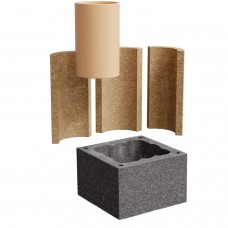 Линейная часть керамического дымохода Kerastil Universal D 140 мм