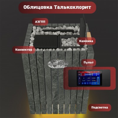 Электрическая паротермальная печь «ПАРиЖАР Футурус» 12 кВт от производителя Инжкомцентр