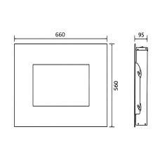 Электрокамин Electrolux EFP/W - 1100ULS