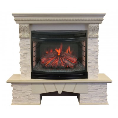 Электрокамин RealFlame Rockland LUX 25 WT с FireField 25 SIR от производителя RealFlame