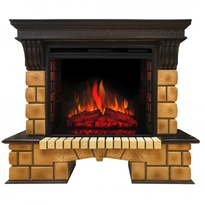 Электрокамин RealFlame Stone Brick 26 AO с Epsilon 26 S IR от производителя RealFlame