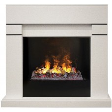 Электрокамин RealFlame Lindelse 26 WT 3D Cassette 630 + Black вставка