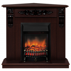 Электрокамин RealFlame Dominica Corner DN c очагом Fobos Lux Black RC