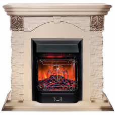 Электрокамин RealFlame Dublin Lux WT с Majestic Lux BL RC