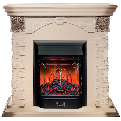 Электрокамин RealFlame Dublin Lux WT с Majestic Lux BL RC от производителя RealFlame