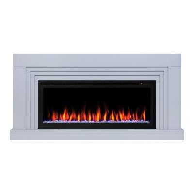 Каминокомплект STANLEY/НЕО Светло-серый с очагом Электроочаг SAPHIR/САПФИР 42 от производителя RealFlame