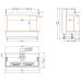 Газовый камин Panorama BKG 55-25-110-25 от производителя Brunner