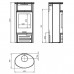 Печь-камин ABX Atlantik 7 от производителя ABX