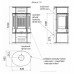 Печь-камин ABX Atrium 7 V от производителя ABX