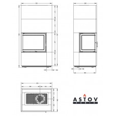 Камин Астов APLIT П2С 700