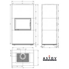 Камин Астов APLIT ПС 700