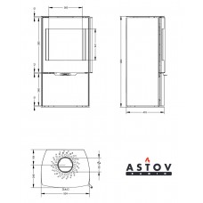 Камин Астов F 341