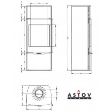 Камин Астов F 451 L