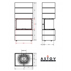 Камин Астов ФЕРРО П3С 8457