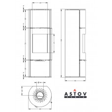 Камин Астов R1.0 XL