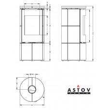 Камин Астов R1.0 K MAX