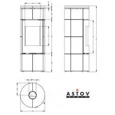 Камин Астов R1.0 L K MAX