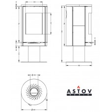 Камин Астов R1.0 N K