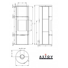 Камин Астов R1.0 XL K