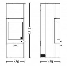 Печь-камин Austroflamm Tower Xtra 2.0