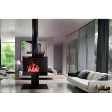 Пристенный камин AVES 34 КВАДРО 3