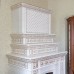 Дровянной камин Альбион в росписи Золотом от производителя Ceramica