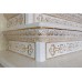 Дровянной камин Альбион в росписи Золотом от производителя Ceramica