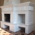 Дровяной камин коллекции Бристоль в цвете Арктика от производителя Ceramica