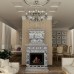 Изразцовая печь-камин с Голландской синей росписью от производителя Ceramica