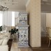 Изразцовая печь-камин с Голландской синей росписью от производителя Ceramica