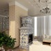 Изразцовая печь-камин с Голландской синей росписью от производителя Ceramica