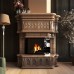 Изразцовый камин до полки в коллекции Неоготика от производителя Ceramica
