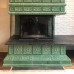Изразцовый камин Дорф в цвете Зеленый чай от производителя Ceramica